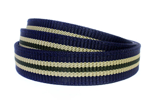 BlueKhakiAndOlivegreenCanvasStrap