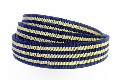 NavyBlueKhakiNavyBlueAndKhakiCanvasStrap