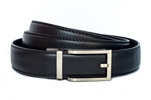 BlackLeatherStrap-PowderFinishBuckle