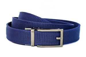 BlueCanvasStrap-GunMetalFinish