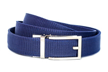 Load image into Gallery viewer, Blue Canvas Strap-Shiny Finish Buckle
